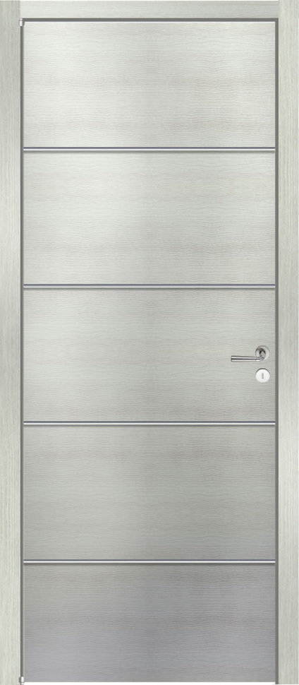 Дверь межкомнатная ламинированная PIANO A4, лиственница светлая
