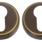 Дверная накладка под ключ Colombo Design CD 1003 бронза (Piuma)
